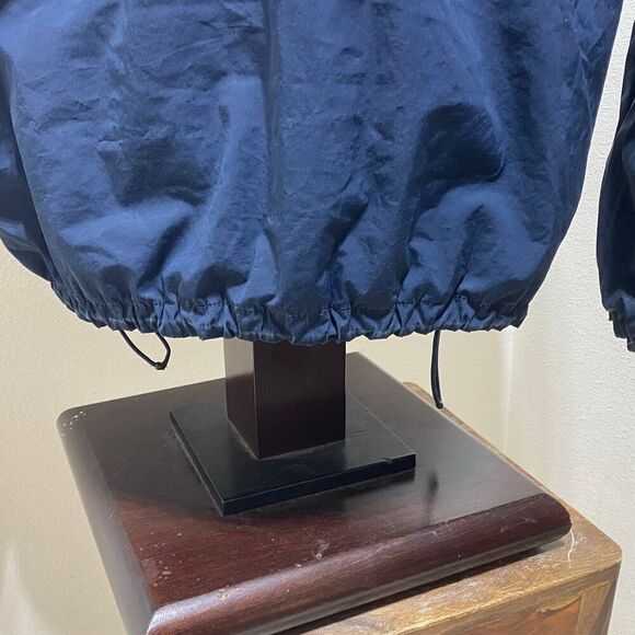 Polo Ralph Lauren Hooded Anorak Down Jacket Coat Navy Blue Men’s Size Large - Picture 9 of 12